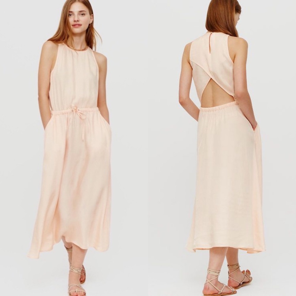 Lou & Grey Luster Cutout Midi Dress